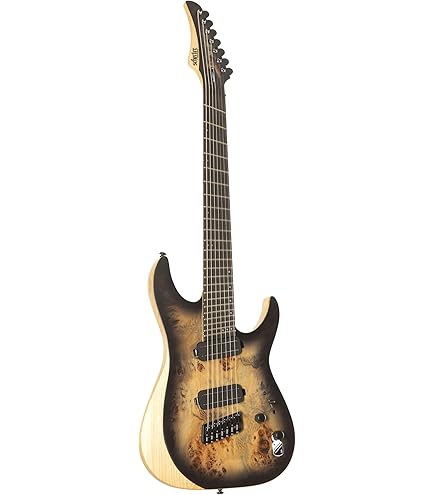 Amazon.com: Schecter Reaper-7 Multiscale - Satin Sky Burst